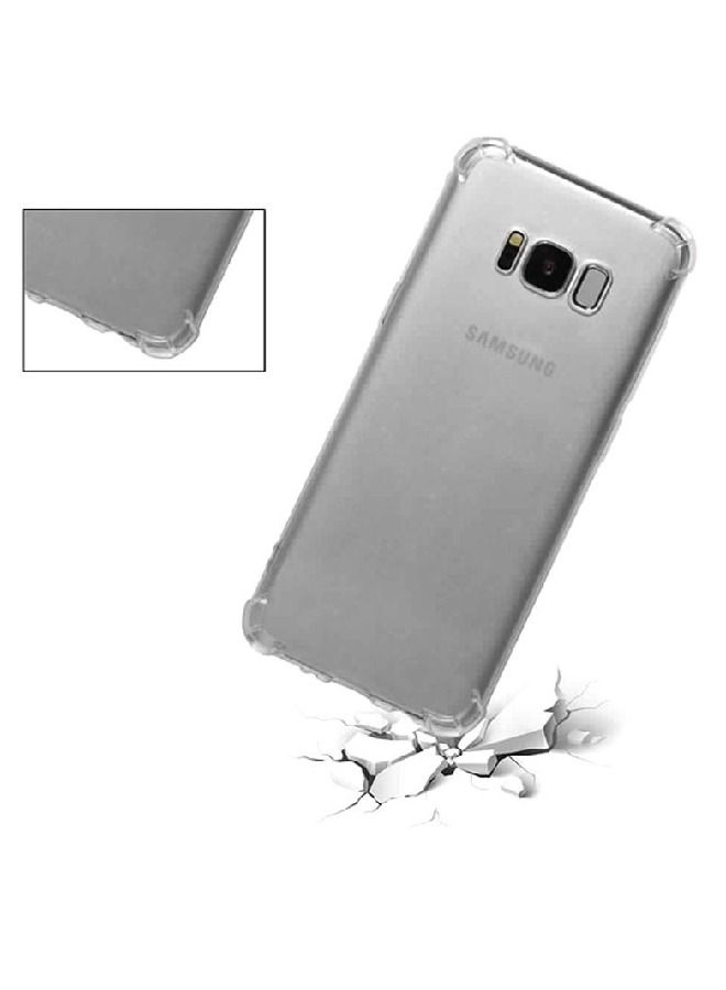 Zolo غطاء TPU ناعم رفيع مقاوم للصدمات لهاتف سامسونج جالاكسي S8 شفاف - Image 2