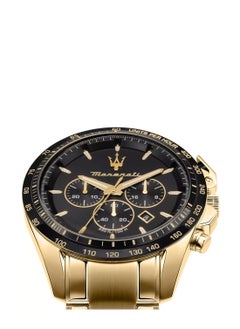 Maserati Traguardo Men's Quartz Chronograph Gold Stainless Steel Watch R8873612041  - Image 5