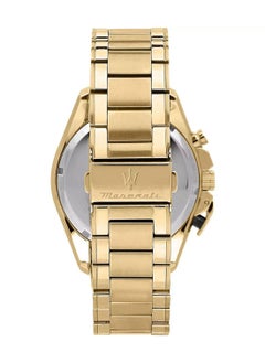 Maserati Traguardo Men's Quartz Chronograph Gold Stainless Steel Watch R8873612041  - Image 3