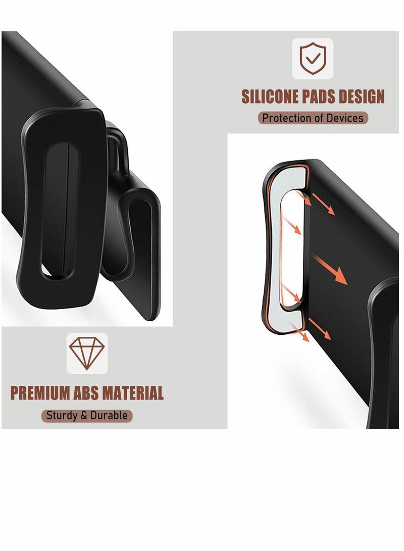 SYOSI Cell Phone Tablet Car Mount Holder Compatible with 2016 2022 Tesla Model 3 Model Y Headrest Mount Back Seat Cellphone Tablet Stand Cradle Tesla Model 3 Y Accessories Upgrade - Image 2