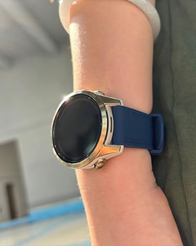 OUTVI 20mm Watch Band for Garmin fenix 5s fenix 6s fenix 7s pro quickfit 20 bands Replacement for garmin epix 2 42mm sapphire short strap Rose Gold women men Passionate Blue - Image 4