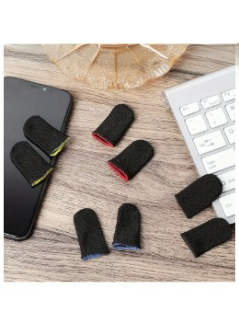 KASTWAVE 10 Pieces Gaming finger sleeves, Mobile Game Controller Finger Sleeve Sets, Anti-Sweat Breathable Touchscreen Finger Sleeve For PUBG Mobile Legends Knives Out mobile gaming applications  - Image 4