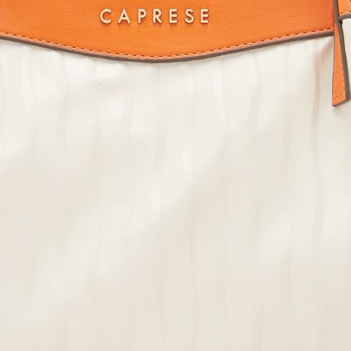 Caprese Shyla Satchel, Cream-Large | Sleek Solid Designed Shoulder Bag for Women with Adjustable Sling Strap | Spacious Compartments | Perfect for Casual/Party & Daily Use - Image 3