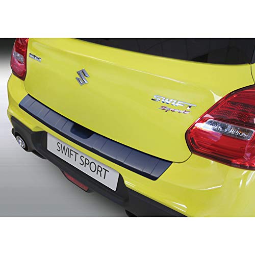 RGM ABS Rear Bumper Protector Compatible with Suzuki Swift Sport 4/2018- 'Ribbed' Black - Image 1