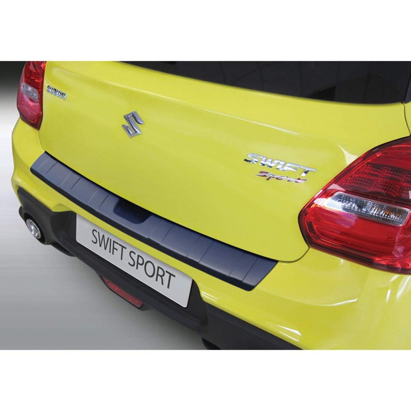 RGM ABS Rear Bumper Protector Compatible with Suzuki Swift Sport 4/2018- 'Ribbed' Black - Image 2