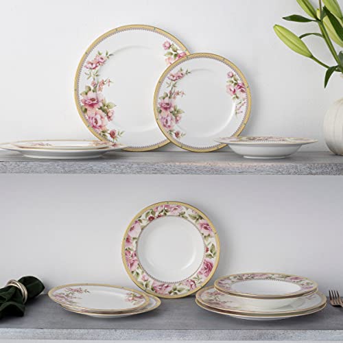 Noritake Hertford 12-Piece Dinnerware Set, Service for 4 - Image 3