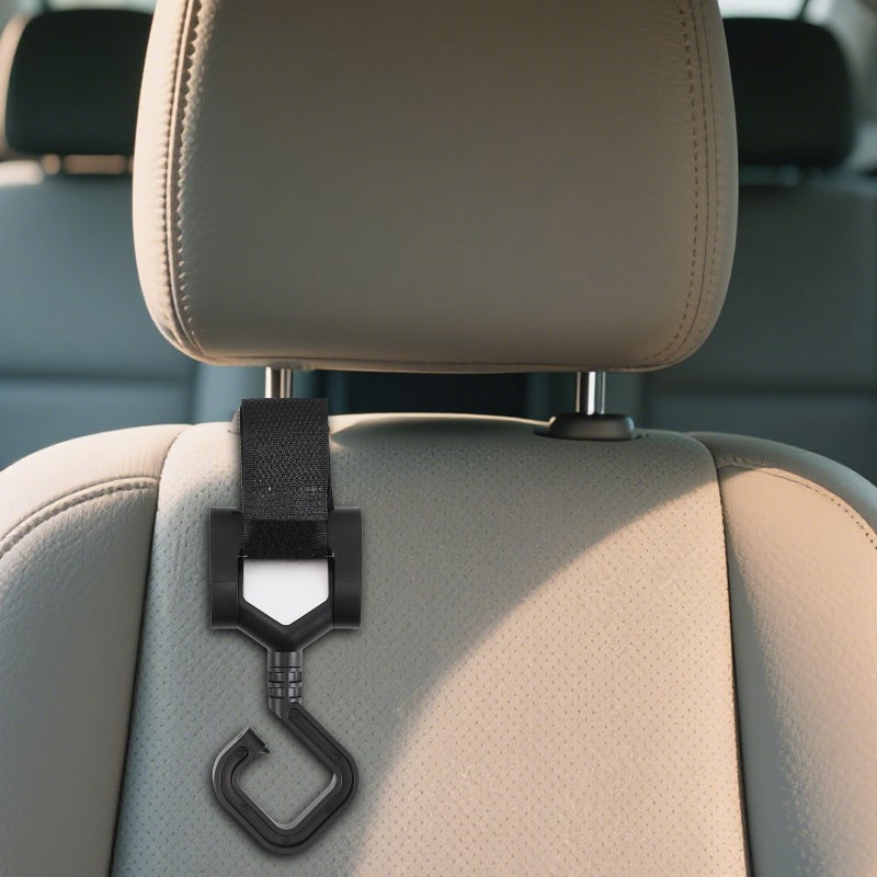 🚗 خطافات سيارة متعددة الاستخدام بتصميم متين لتعليق الحقائب أو الحقائب الظهرية - Image 3