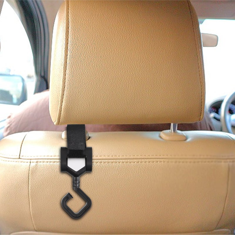 🚗 خطافات سيارة متعددة الاستخدام بتصميم متين لتعليق الحقائب أو الحقائب الظهرية - Image 5