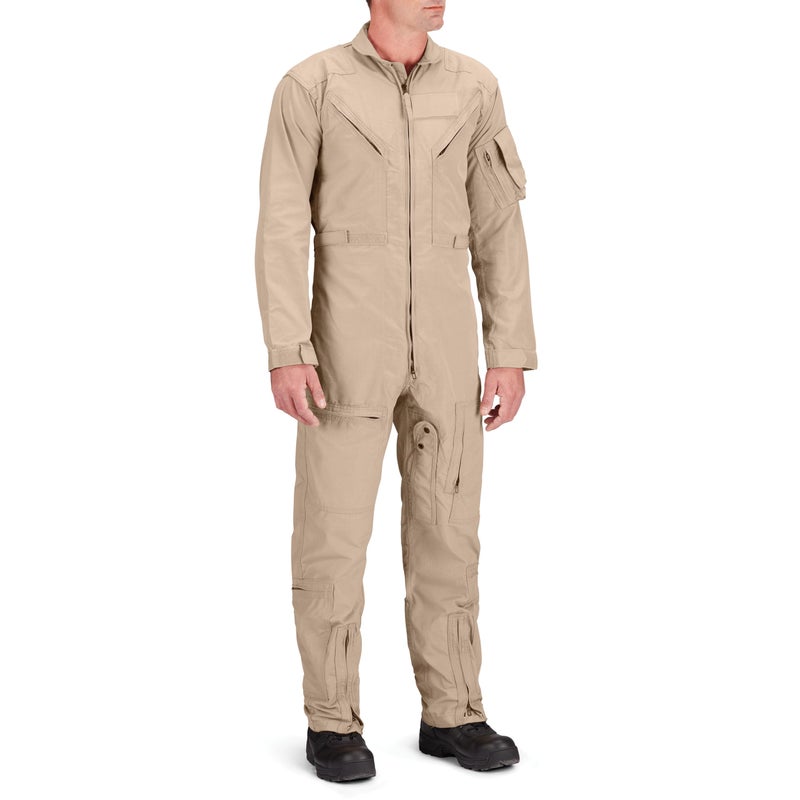 Propper Cotton Twill 27P Flyers Coverall Air Crew and Maintenance Coveralls for Men and Women Tan XXLarge Regular - Image 2