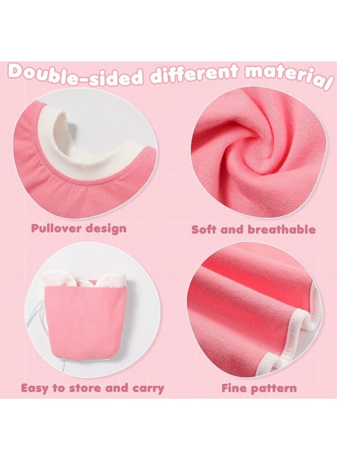 Newwiee Newwiee 5 Pcs Pullover Toddler Bibs Full Coverage Baby Bibs Soft Absorbent Cotton Towel Bibs for Toddler Drooling Feeding - Image 3