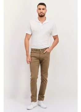 GANT Men Extra Slim Fit Plain Maxen Chino Pants, Taupe  - Image 4