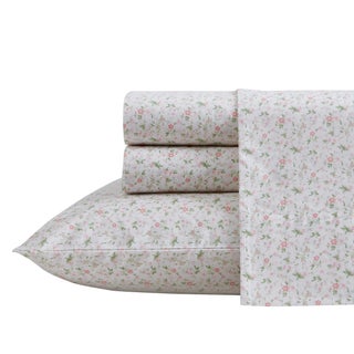 Laura Ashley - Twin Sheets  Cotton Percale Bedding Set  Lightweight & Breathable Home Decor (Evie Pink  Twin) - pzsku/Z20379FD23D7DED12EA5CZ/45/1749668182/82b86c0a-a666-44bb-87f1-fb9d176b9888