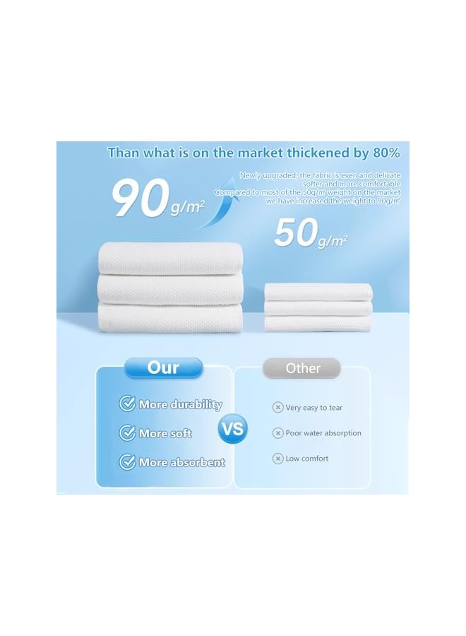 The Bros 10-Pack Large Compressed Bath Towel,Individual Package Disposable Cotton Travel Towel,Reusable,Light Convenient,Suitable for On business trip/Camping/Beach/Swimming/Travel use (56×28in) - Image 3