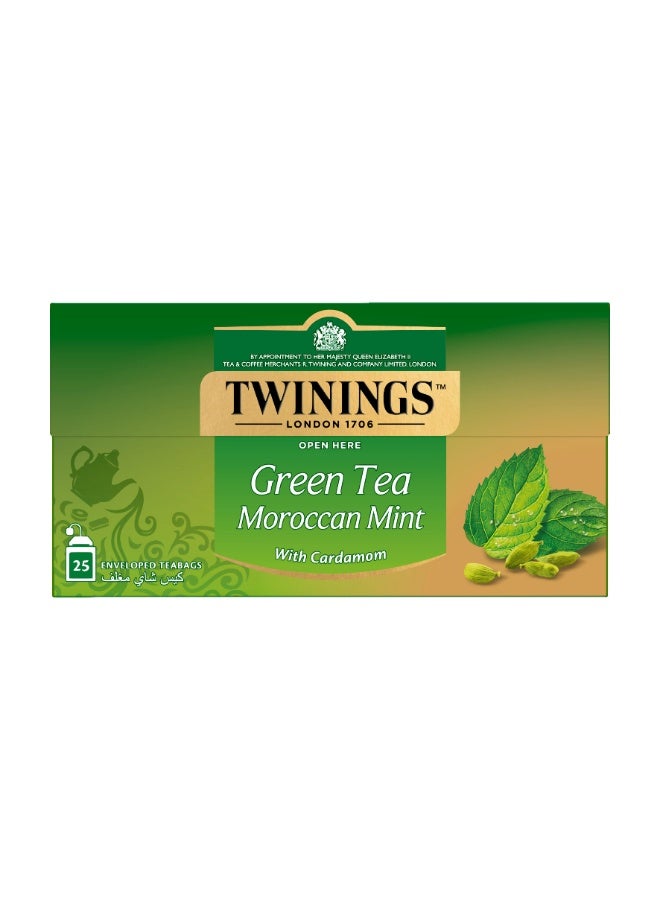 Twinings Moroccan Mint 25 Tea Bags 40 Grams - Image 1