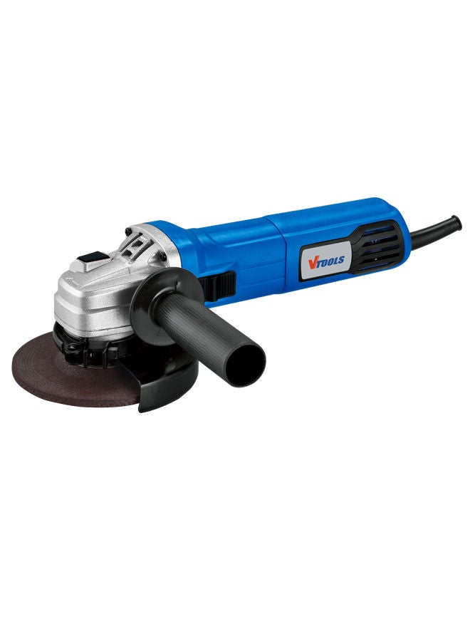 VTOOLS 600W 115mm Professional Angle Grinder with Slider Switch & Side Handle, VT1108