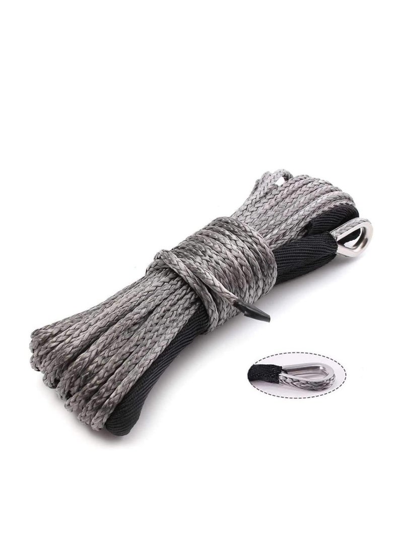 Generic High Strength Polyethylene Off-Road Winch Rope | For UTV ATV Trailers | Polaris Winch Rope | Three Sizes Available  - Image 1