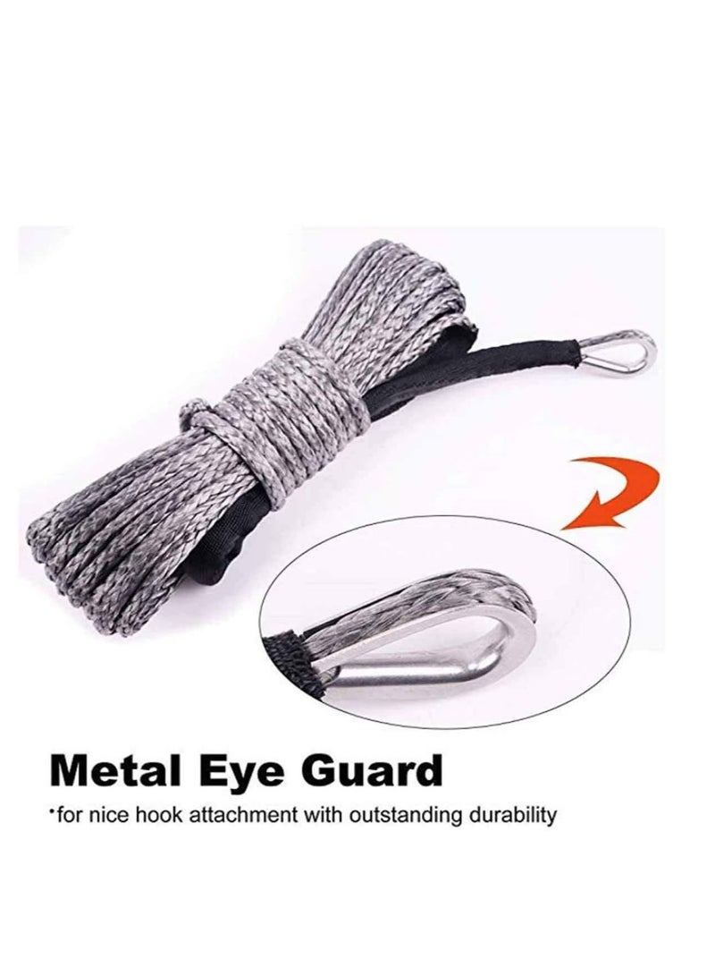 Generic High Strength Polyethylene Off-Road Winch Rope | For UTV ATV Trailers | Polaris Winch Rope | Three Sizes Available  - Image 2