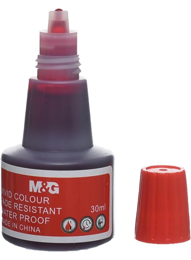 M&G Stamping Pad Ink Refill Ink for Bold, Vibrant Office Stamp Impressions - Image 2
