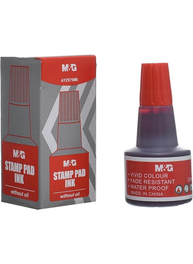 M&G Stamping Pad Ink Refill Ink for Bold, Vibrant Office Stamp Impressions - Image 3