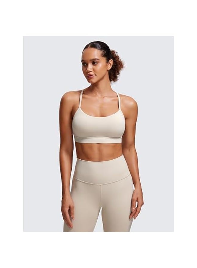 لولوليمون Flow Y Bra Nulu Light Support ، أكواب A - C ، أوبال أبيض - Image 2