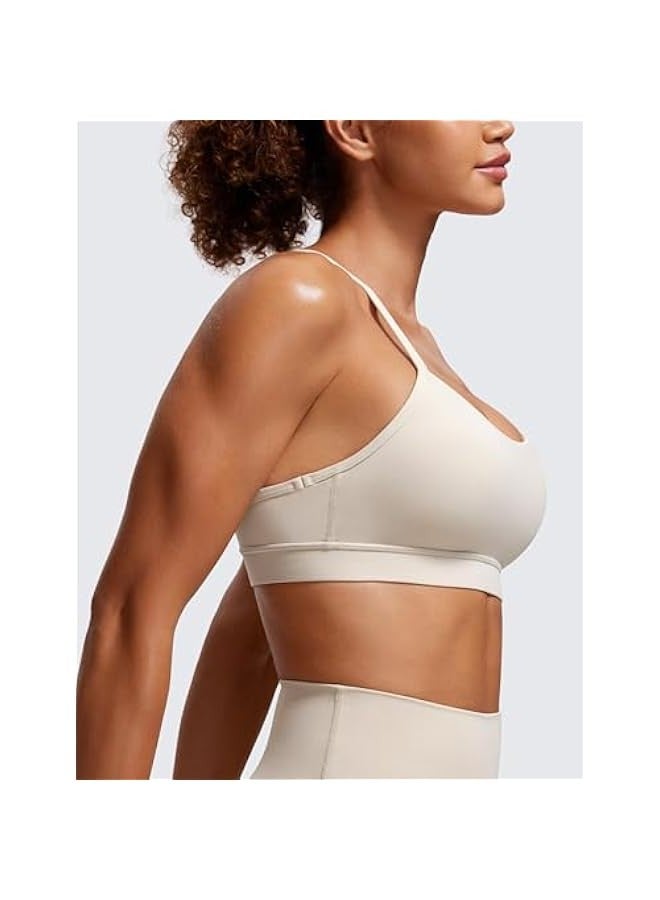 لولوليمون Flow Y Bra Nulu Light Support ، أكواب A - C ، أوبال أبيض - Image 4