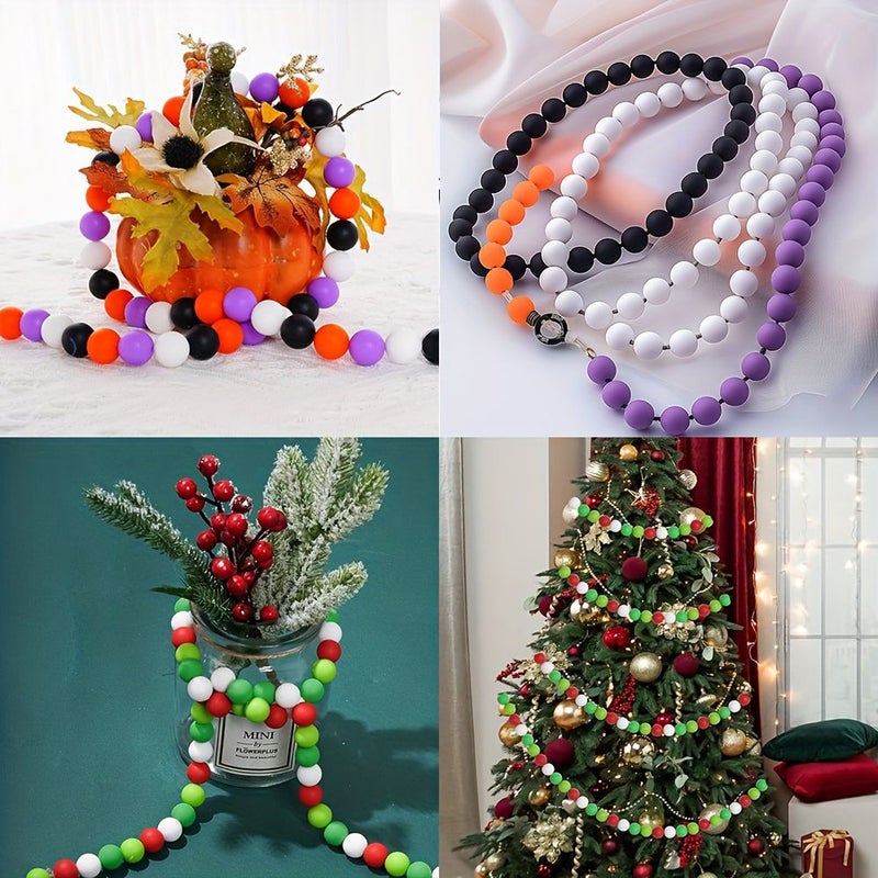 Mixed Color Silicone Beads 9mm 55pcs Round Bulk for DIY Bracelets Pens Crafts - Image 5