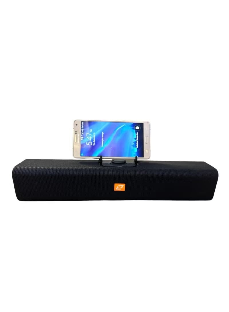 زيرو مكبر صوت ساوند بار ZERO Z233 مع حامل هاتف، أسود - Image 2