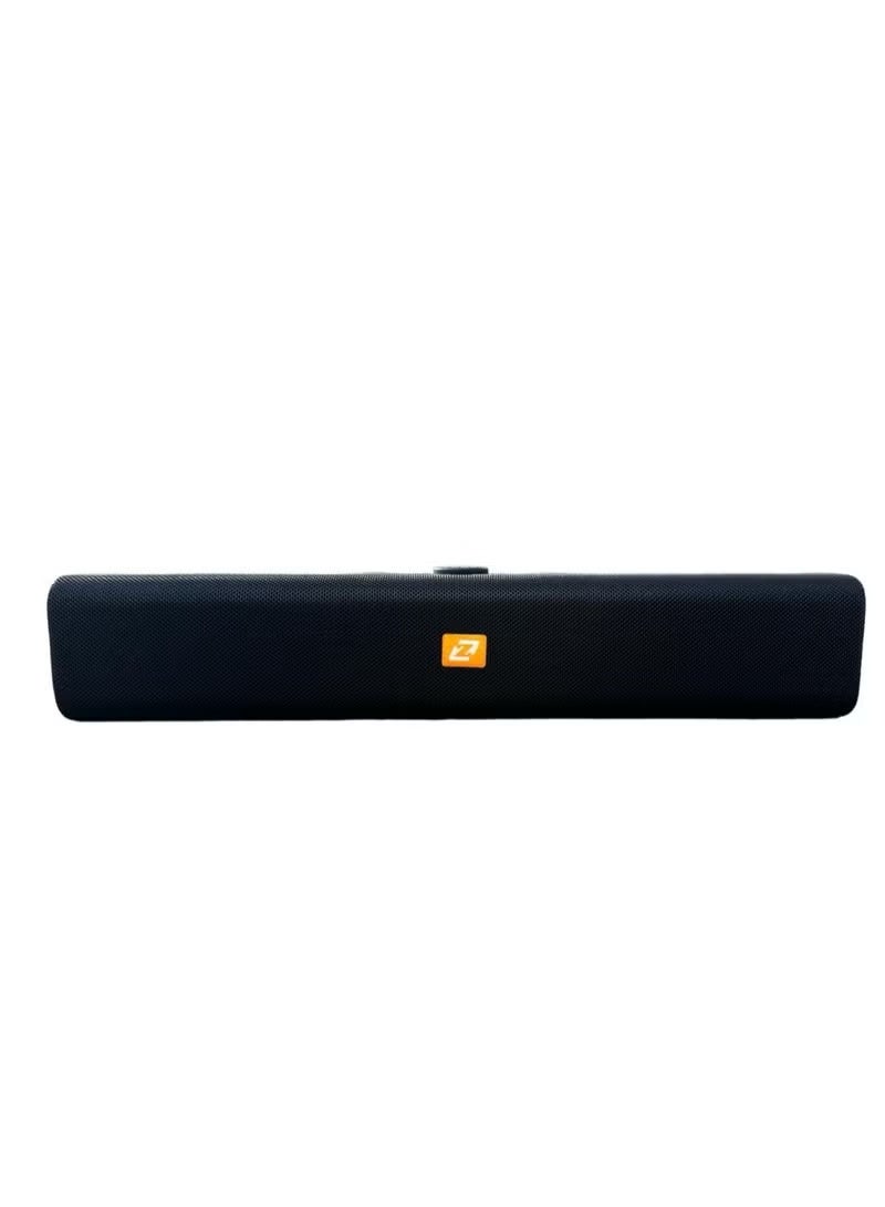 زيرو مكبر صوت ساوند بار ZERO Z233 مع حامل هاتف، أسود - Image 1
