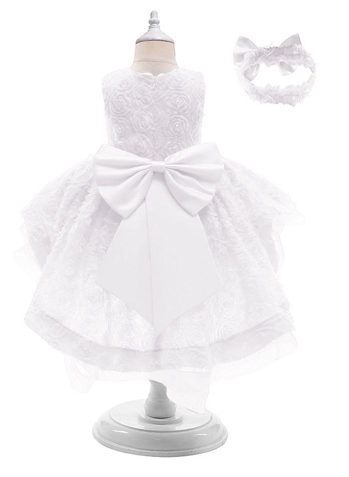 Loquat - Summer new European and American sleeveless gauze flower drag tail elegant lovely girl princess skirt set - Image 1