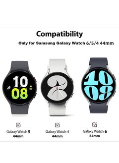 Muyixin Tempered Glass For Samsung Galaxy Watch 6 / Watch 5 / Watch 4(44mm) Screen Protector Protective Glass Clear  - Image 2