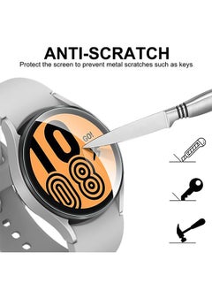 Muyixin Tempered Glass For Samsung Galaxy Watch 6 / Watch 5 / Watch 4(44mm) Screen Protector Protective Glass Clear  - Image 3