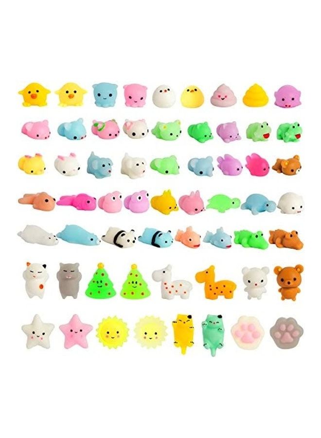 NIBEMINENT 60-Piece Mochi Squeeze Toys - Image 1
