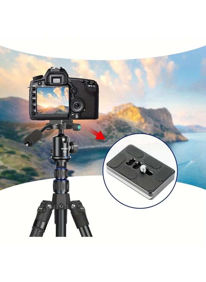 2pcs Universal Arca Swiss Quick Release Plate with 1 4 to 3 8 Inch Tripod Adapter - Image 5