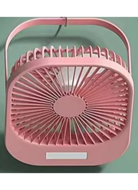 Multifunctional Desktop Stand Fan Wireless Portable Mini  Rechargeable Fan with Super Large Wind Power, 3-Speed Setting, and LED Torch Light