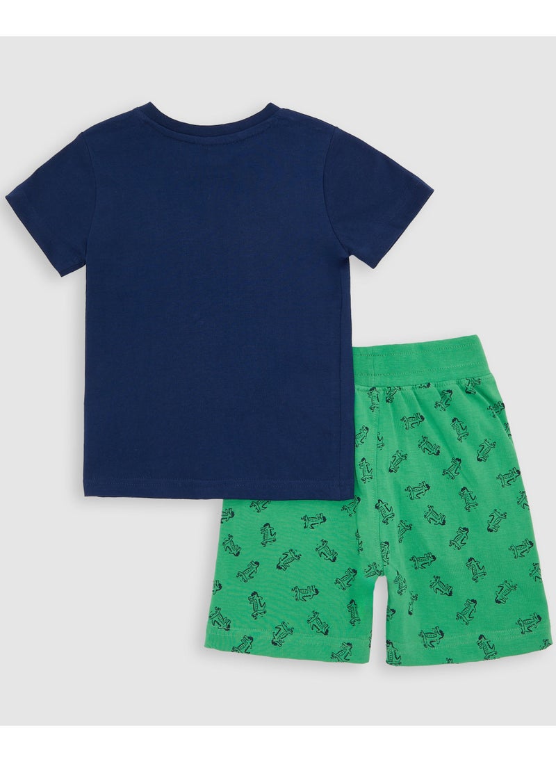 2-Piece Summer Outfit Set Blue & Green for Baby Boys - T-Shirt & Shorts - pzsku/Z203857045FE7BE65B846Z/45/_/1741337223/5ef433d9-4509-4fee-98a5-0ed2609f9a91