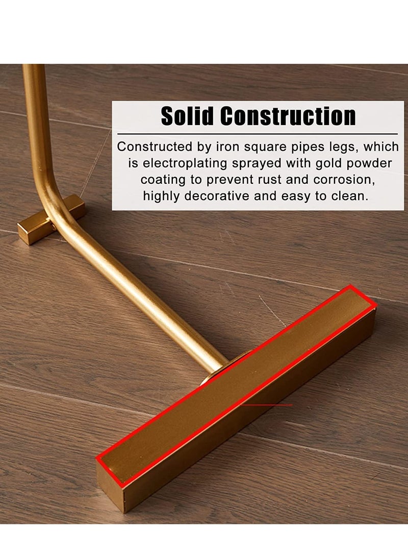 HOOKOR Side Table Water Drop Shaped Tea Table Living Room Mini Coffee Table Modern Simple Creative Table End Table - Image 3