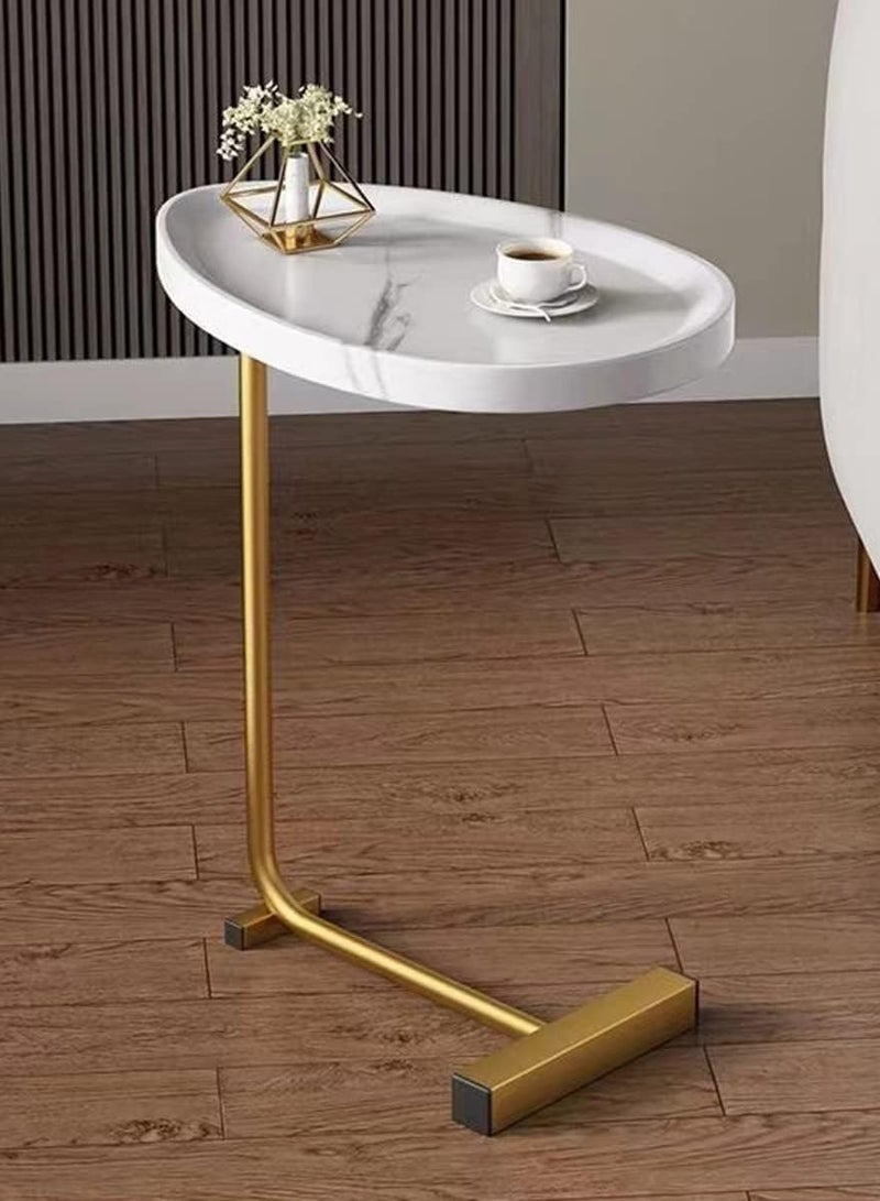 HOOKOR Side Table Water Drop Shaped Tea Table Living Room Mini Coffee Table Modern Simple Creative Table End Table - Image 2