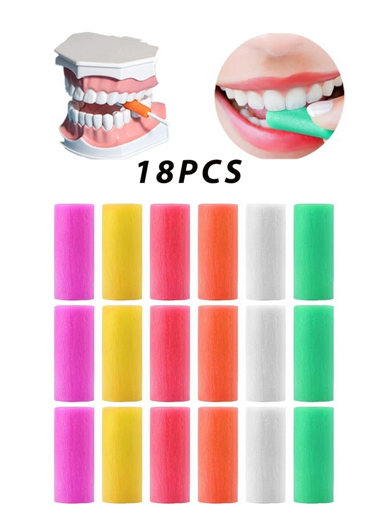 rocooart 18 PCS Aligner Chewies, Medical Grade Silicone Orthodontic Chompers, Aligner Trays Seaters Chewies for Invisalign Aligner - Image 1