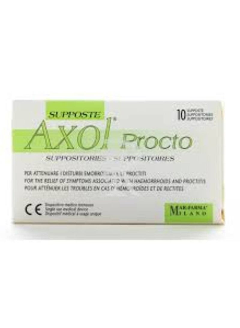 MAR-FARMA Axol Procto Suppositories (10-pack)