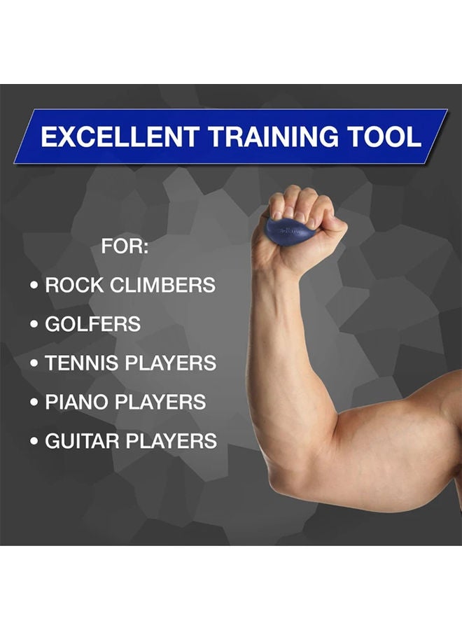 TheraBand XL Hand Exerciser – Blue Heavy Resistance – Extra Large Therapy Ball for Hand, Finger, & Grip Strength - Image 2