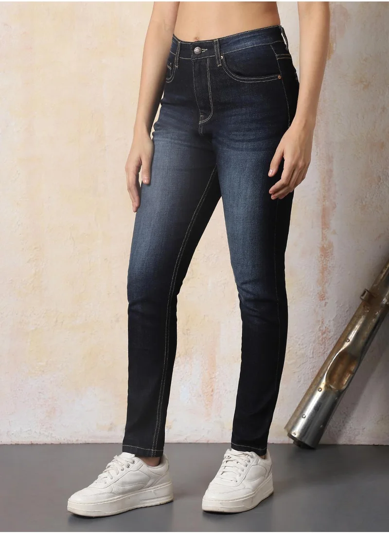 هاي ستار Stay effortlessly stylish with this comfortable Blue Skinny Fit Jeans Washed design crafted from 80% Cotton, 18% Polyester,2% Spandex with Button closure.
