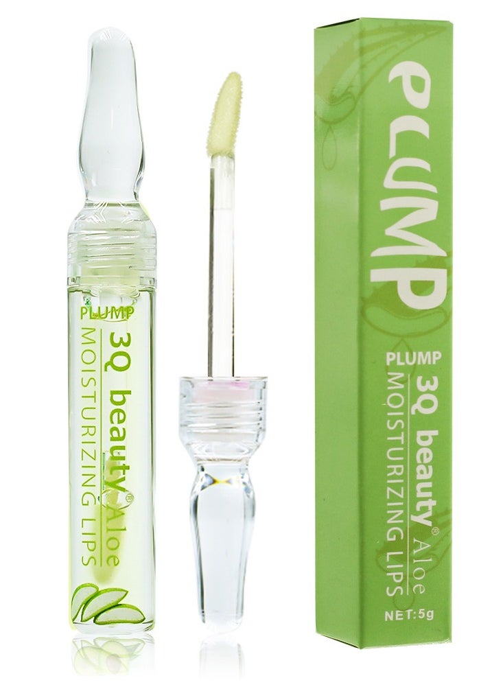 Aloe Vera Moisturizing Lips Plumping Lip Serum Hydrating Moisturizing Plump Lip Gloss Lip Balm for Fuller and Moisturizing Lips Lip Serum for Dry and Dark Lips Lip Gloss Oil