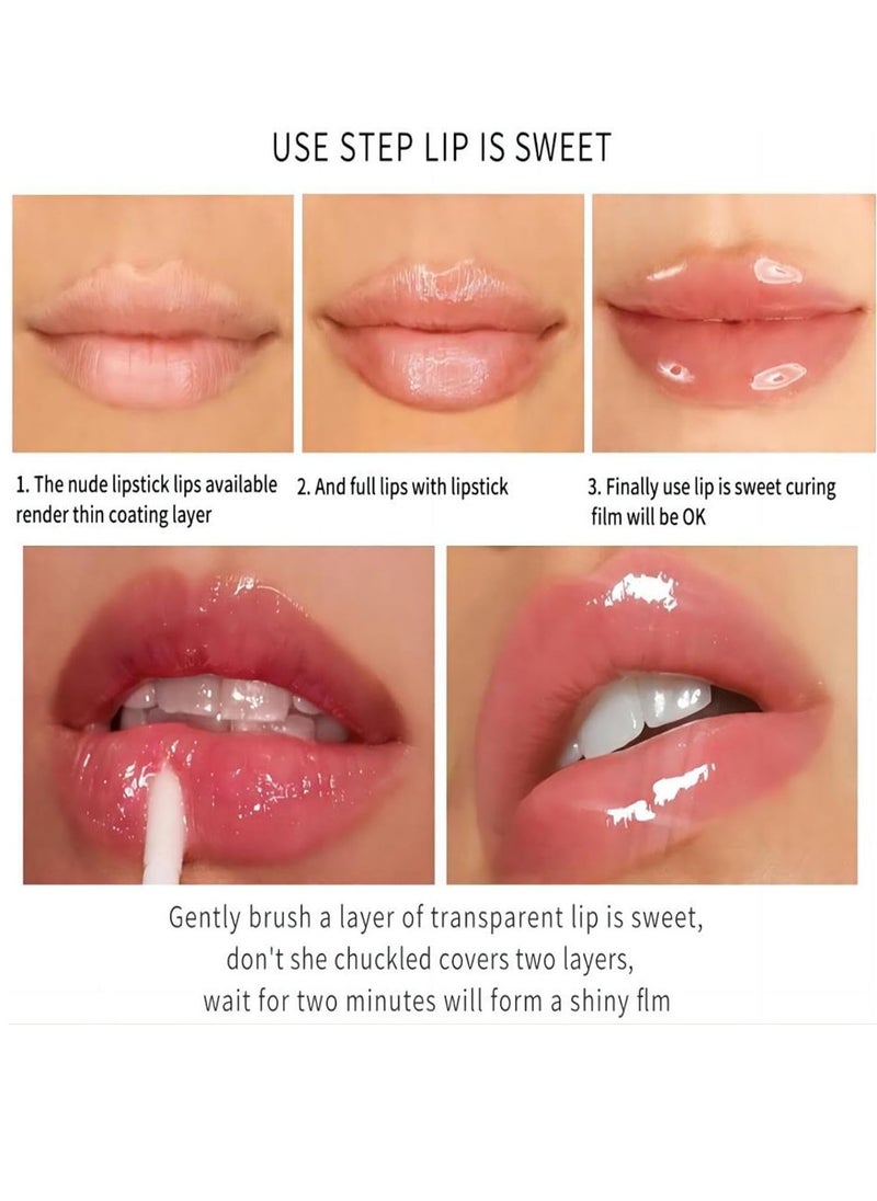 Aloe Vera Moisturizing Lips Plumping Lip Serum Hydrating Moisturizing Plump Lip Gloss Lip Balm for Fuller and Moisturizing Lips Lip Serum for Dry and Dark Lips Lip Gloss Oil