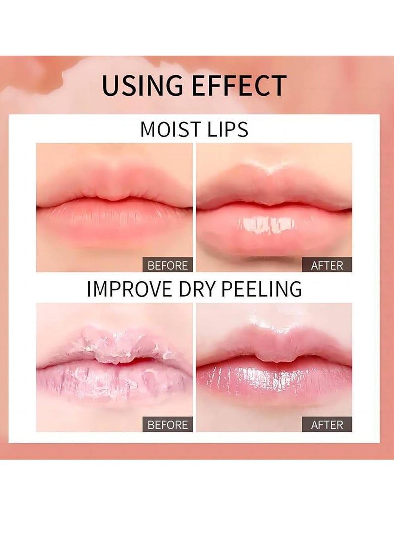 Aloe Vera Moisturizing Lips Plumping Lip Serum Hydrating Moisturizing Plump Lip Gloss Lip Balm for Fuller and Moisturizing Lips Lip Serum for Dry and Dark Lips Lip Gloss Oil