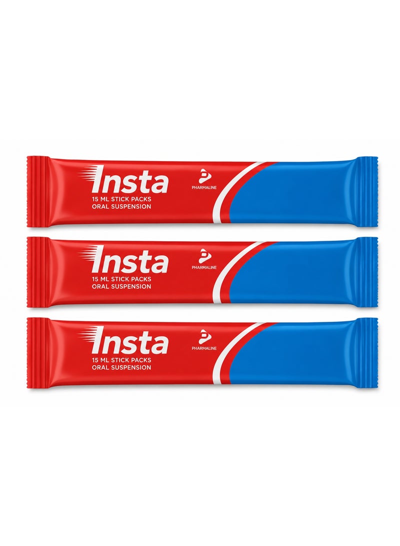 Insta Oral Stick Oral Suspension 15ML 3PCS