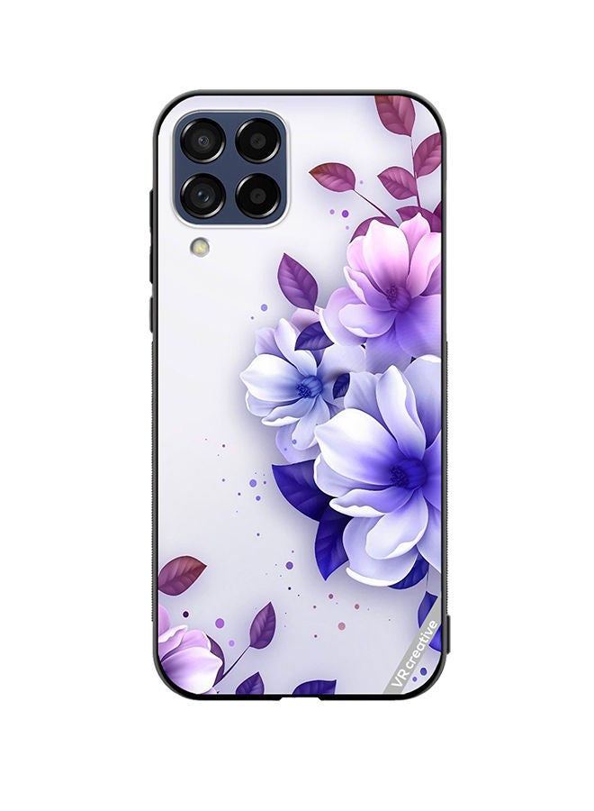 VR CREATIVE Protective Case Cover For Samsung Galaxy M53 Flower Design Multicolour - Image 1