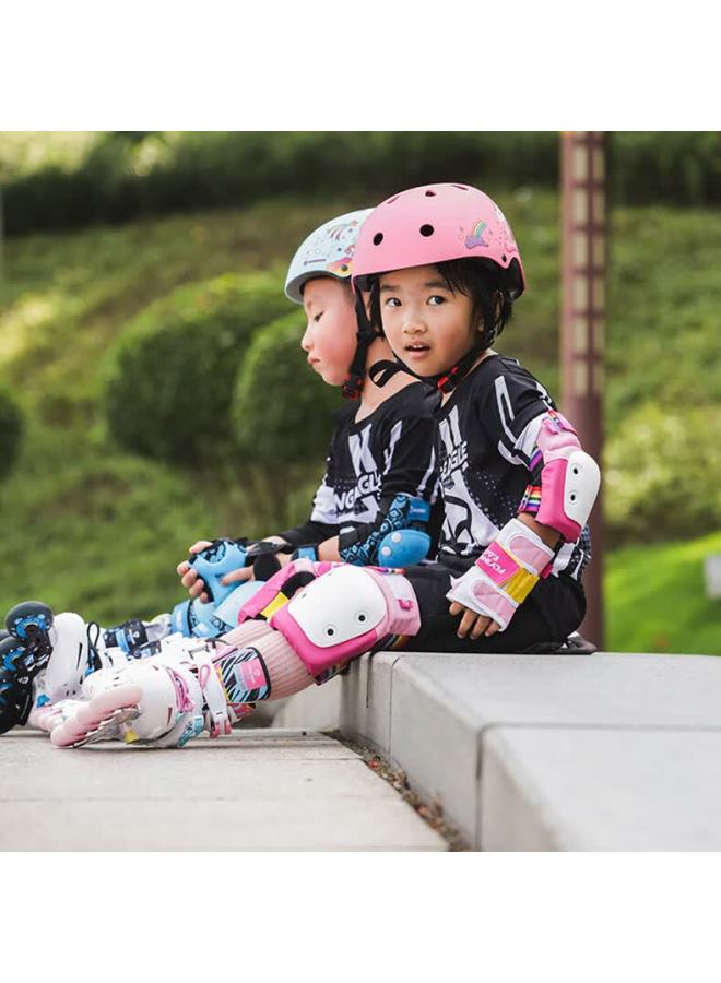 Flying Eagle Feiying Kids Roller Skating Protective Gear Helmet Set - Safety Pads For Ice Skating, Skateboarding, Skiing, Balance Bikes, And Bicycles - Image 1