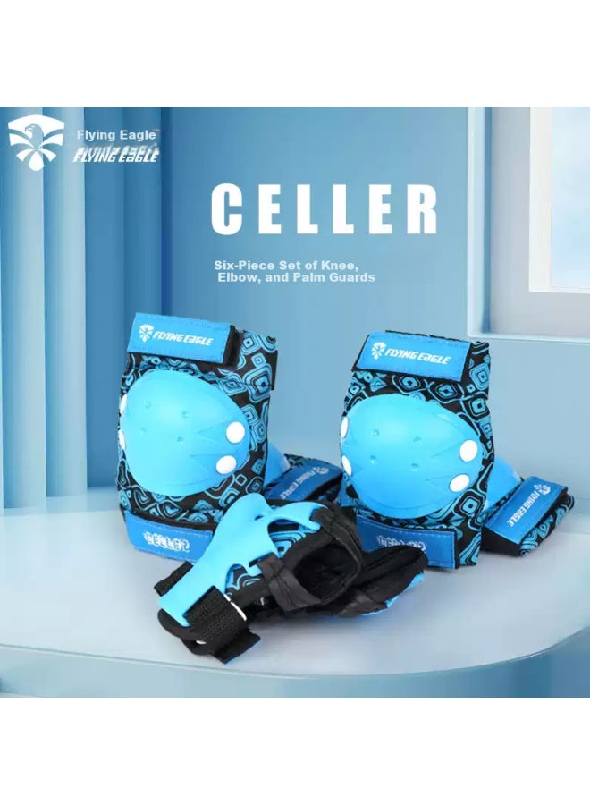 Flying Eagle Feiying Kids Roller Skating Protective Gear Helmet Set - Safety Pads For Ice Skating, Skateboarding, Skiing, Balance Bikes, And Bicycles - Image 3