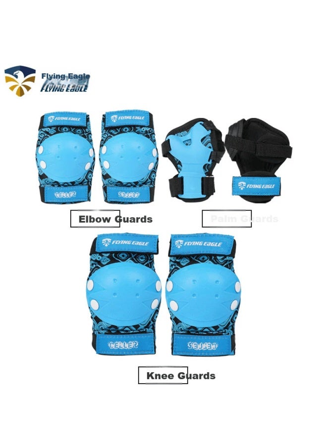 Flying Eagle Feiying Kids Roller Skating Protective Gear Helmet Set - Safety Pads For Ice Skating, Skateboarding, Skiing, Balance Bikes, And Bicycles - Image 2