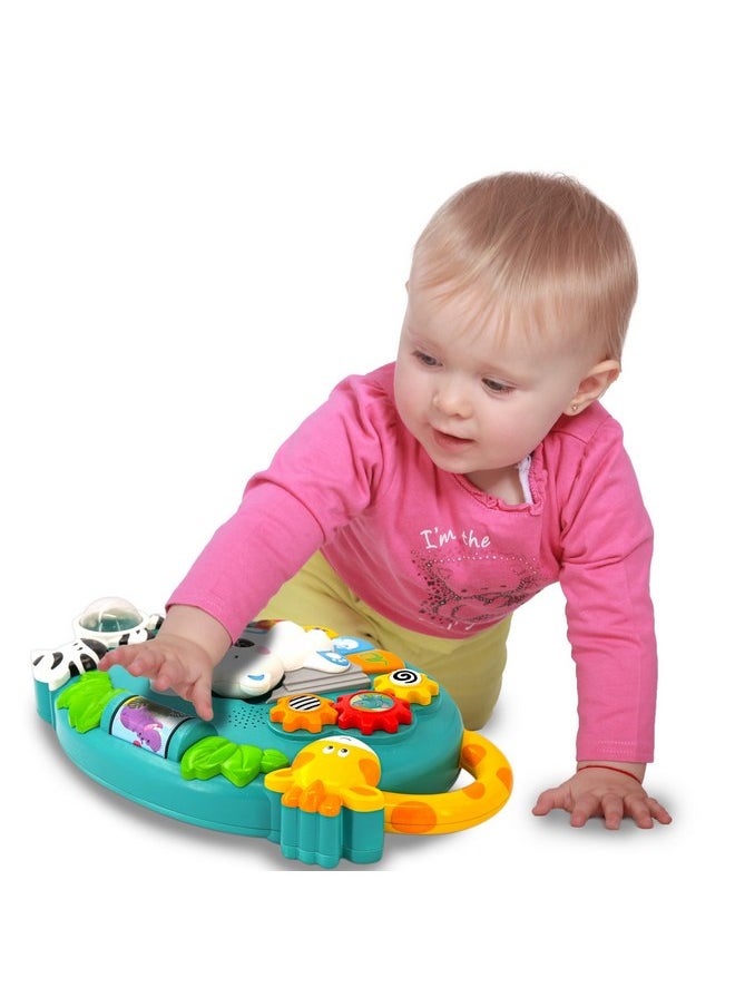 Kiddieland - Kiddieland: Activity Center: Jungle Joy - Music & Animal Themed Interactive Toy, Activities & Gears, Piano Keys, Finger Exercises, Toddlers Ages 1 + - Image 1